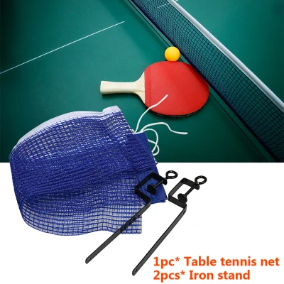 KNEEOIS Indoor Retractable Entertainment Supplies Sports Ping Pong Clamp Games Table Tennis Net Table Tennis Mesh Ping Pong Grid Table Net Rack