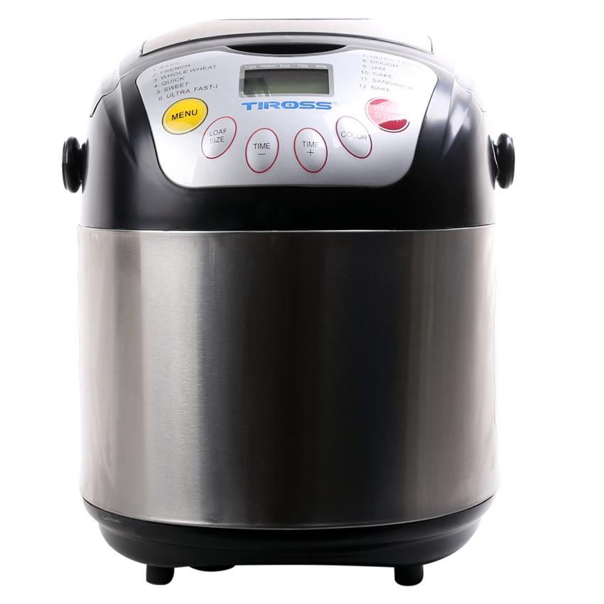 Máy làm bánh mì 12 chức năng Tiross TS821- Hàng chính hãng