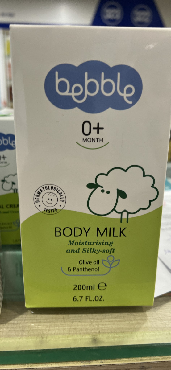 SỮA DƯỠNG ẨM TOÀN THÂN BEBBLE BODY MILK 200ML