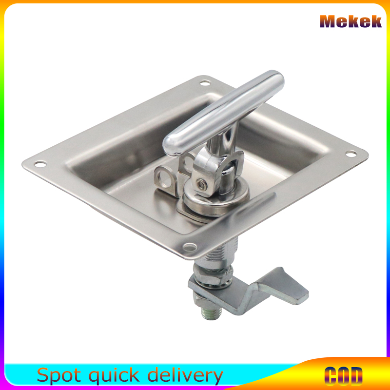 Hộp công cụ Latch gấp t xử lý chốt thép không gỉ Ổ Khóa Công Cụ cho Trailer cửa xe tải RV giường toolboxes