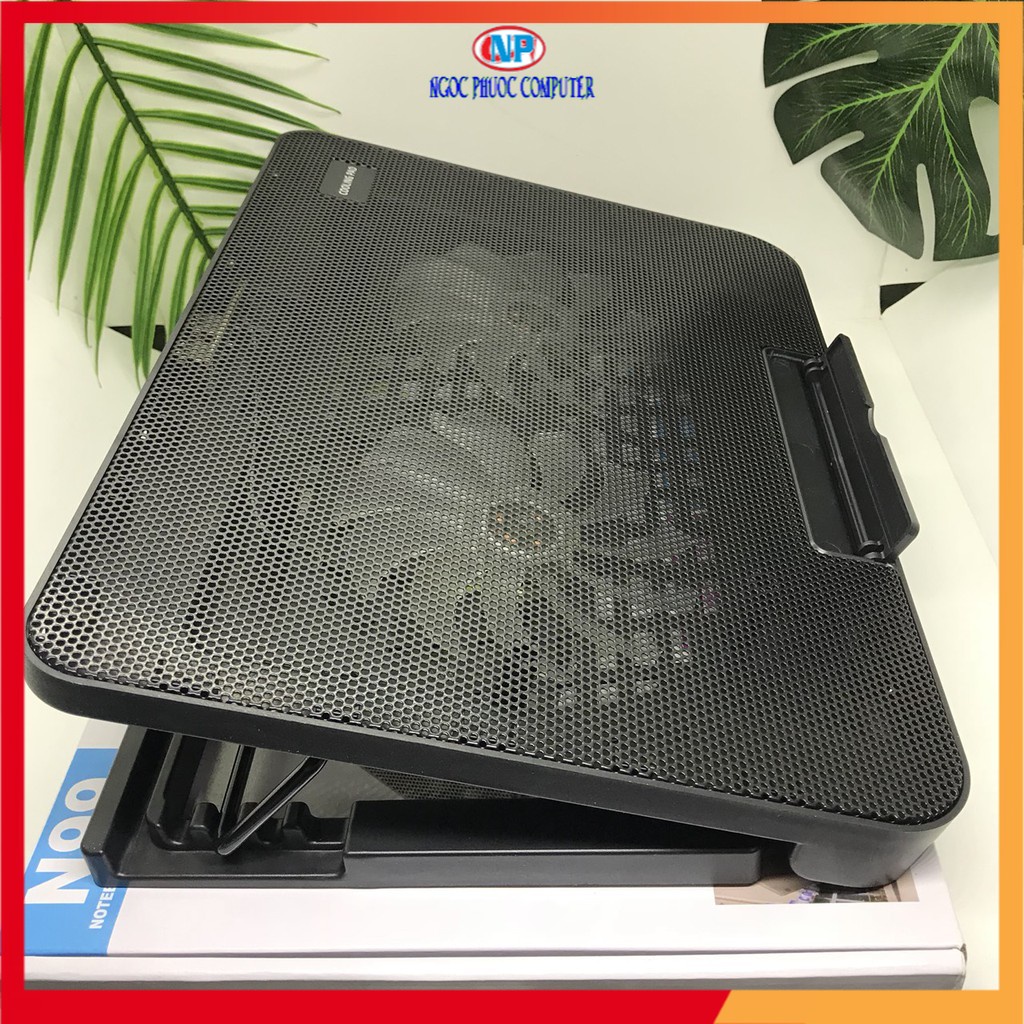 Đế tản nhiệt cho laptop n139, n99, n66 quạt tản nhiệt 2 fan chạy êm, hút mạnh làm mát cực nhanh
