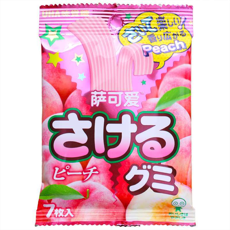 Đồ ăn nhẹ Nhật Bản UHA yuhasa Koi nước ép trái cây đa hương vị Gummy QQ kẹo rách tay 32G lunen-cb