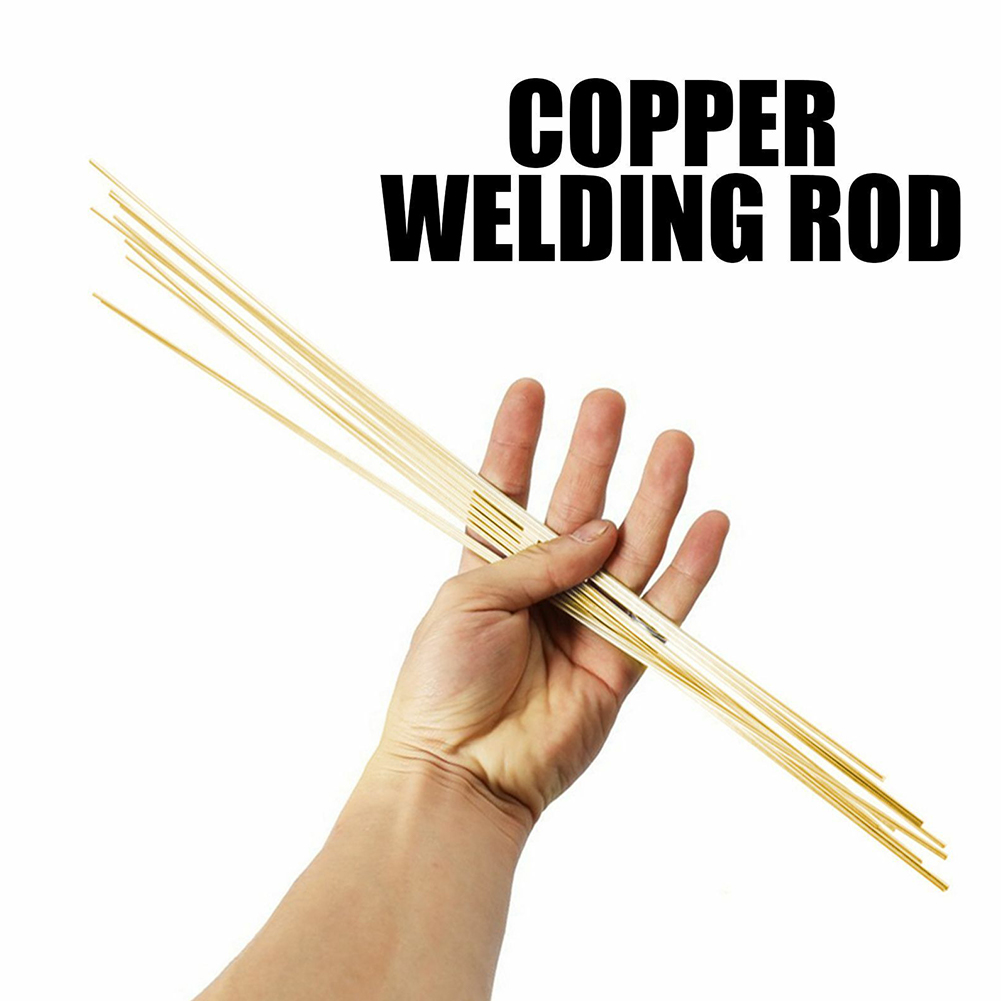 10pcs Welding Brazing Rods Low Temperature Brass Soldering Tool Weld Flux Wel Ding Wire Wel Ding Rods Brass Electrode Welding