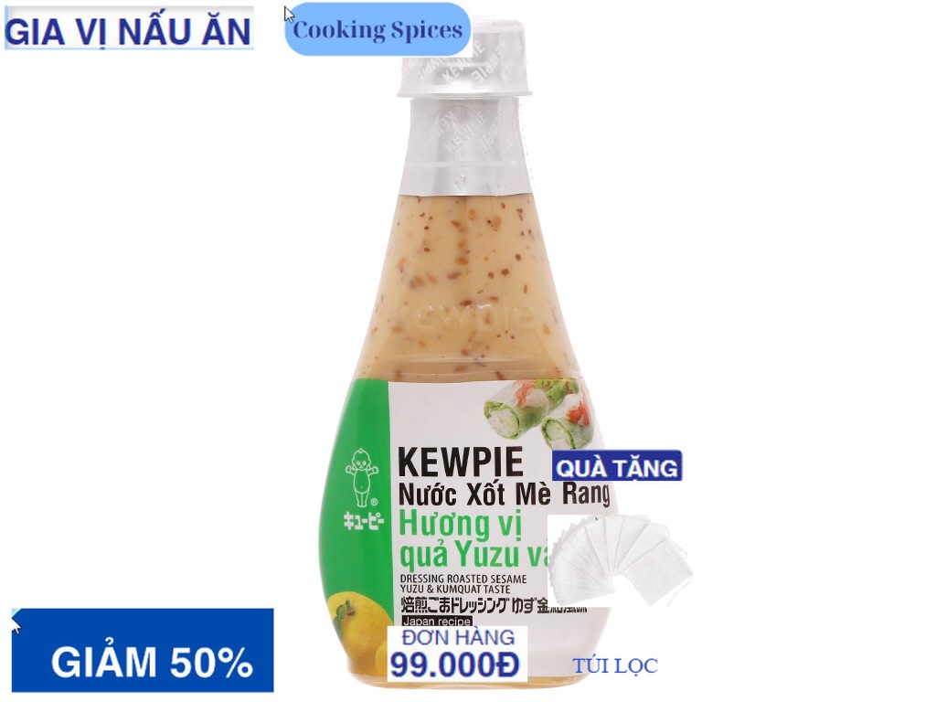 Nước sốt mè rang Nhật bản 210ml