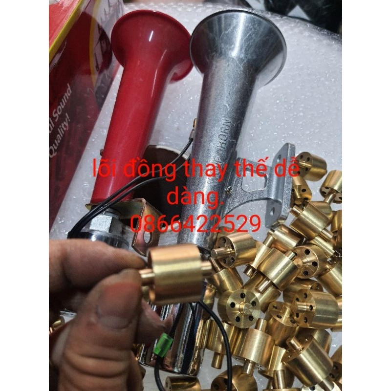 Lõi đồng kèn chim nhôm, chim nhựa , lõi còi chim inox bằng đồng