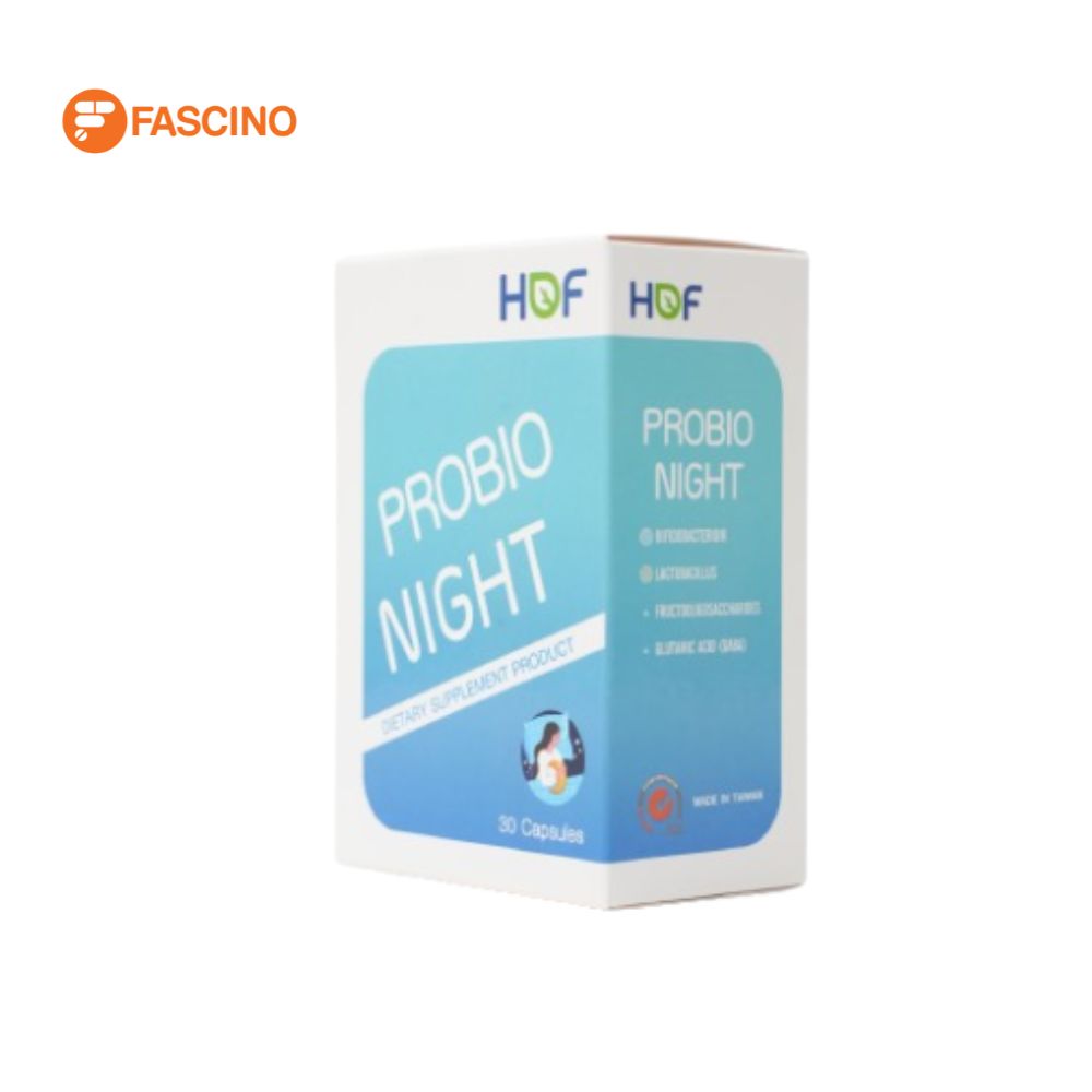 HOF PROBIO NIGHT ผลิตภัณฑ์เสริมอาหารโพรไบโอติก (30 แคปซูล) ราคา 750 บาท*ส่งฟรี