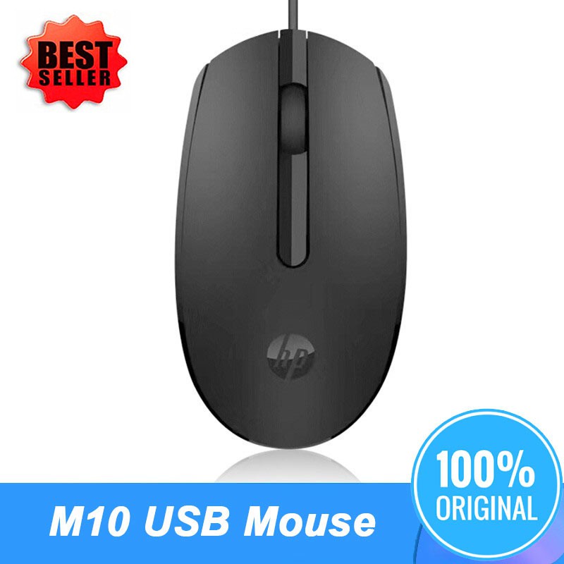 Chuột kết nối có dây hp m10 1000 dpi cổng usb chất lượng cao
