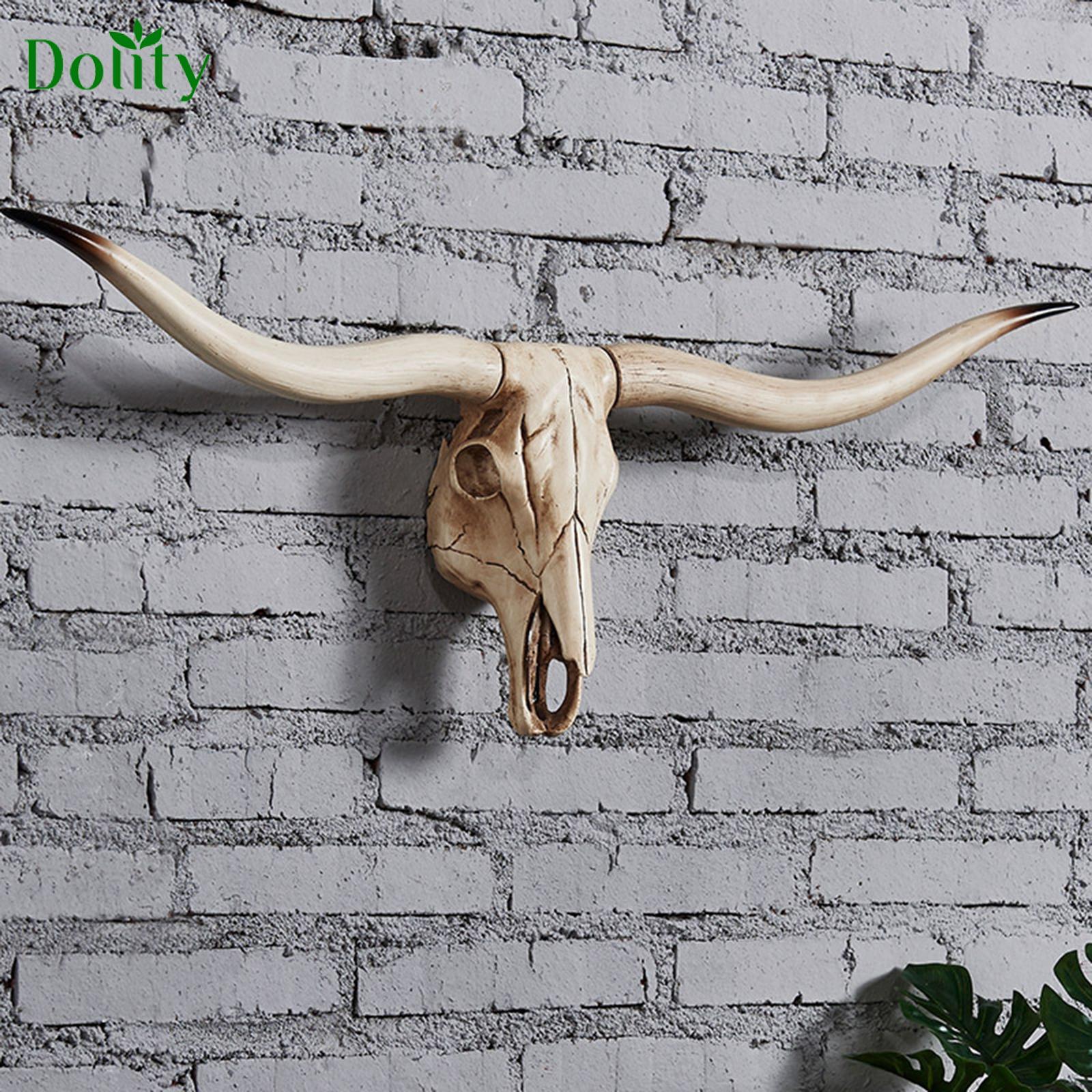 Dolity Skull Sheep Head Wall Sculpture Wall Hanging Decor Longhorn Skull for Room ราคา 1,468 บาท*ส่งฟรี