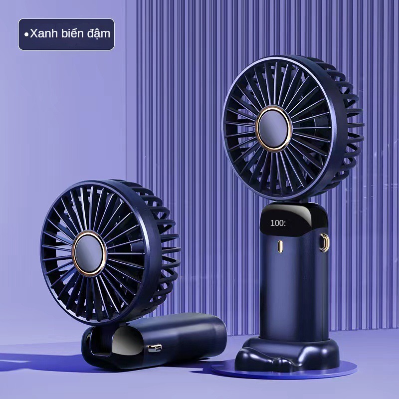 Mi Youpin Quạt cầm tay tích điện dung lượng pin khủng 5000mAh Màn hình LED gió 5 tốc độ có hương liệ