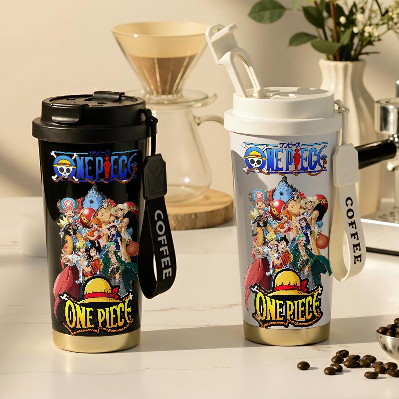 Tumbler One Piece Stainless Steel Aesthetic Drinking Bottle Tumblr Viral CUP Case 500 ML Thermos Coffe…