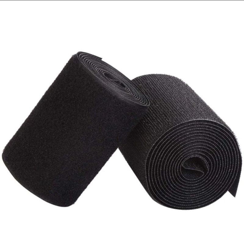 Sepasang Velcro Perekat Panjang 1 meter Lebar 2cm 25cm 5cm 10cm Perepet kasar halus
