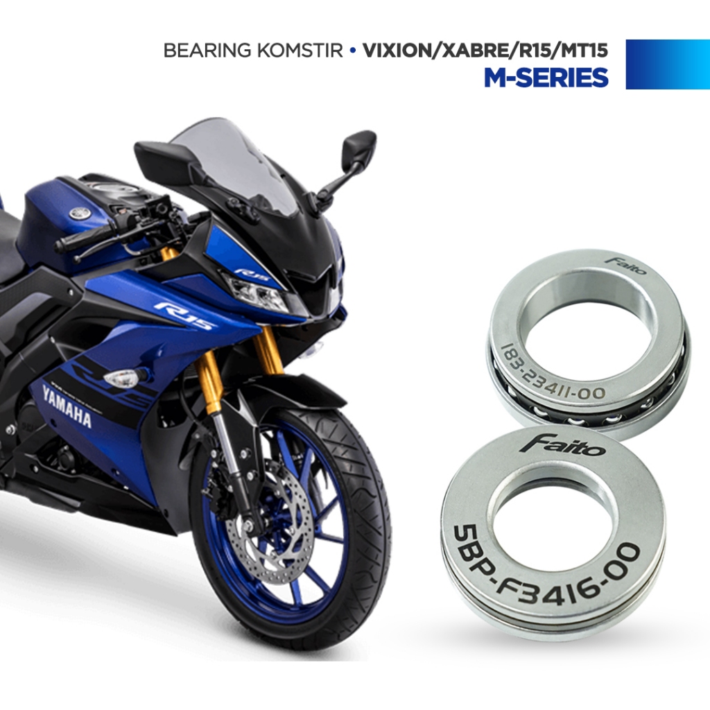Faito Bearing Komstir Vixion /R15/ Xabre/ Mt15 /Xsr 155 Steering Cone M-Series Harga 198,000 rupiah*Gratis Ongkir