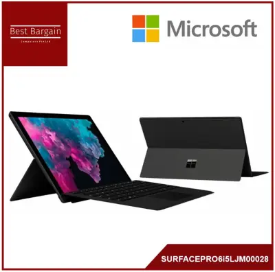 Best Bargain - Microsoft Surface Pro 6 12.3 2736x1824 Touch Screen Intel Core i5 8GB Memory 256GB SSD With Keyboard - Black
