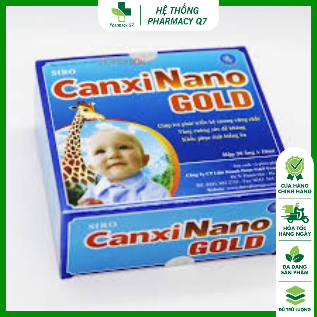 [chính hãng] HỘP 20 ỐNG 10 ML Siro Grow Nano G&amp;P canxinano gold hỗ trợ tăng chiều cao canxi