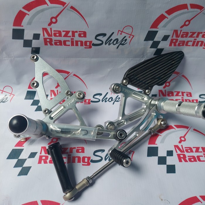 FOOTSTEP UNDERBONE TYGA NINJA R SS RR OLD ZX NEW RR STEP RACING KIT - SUKU CADANG MOTOR Harga 6,525,000 rupiah*Gratis Ongkir