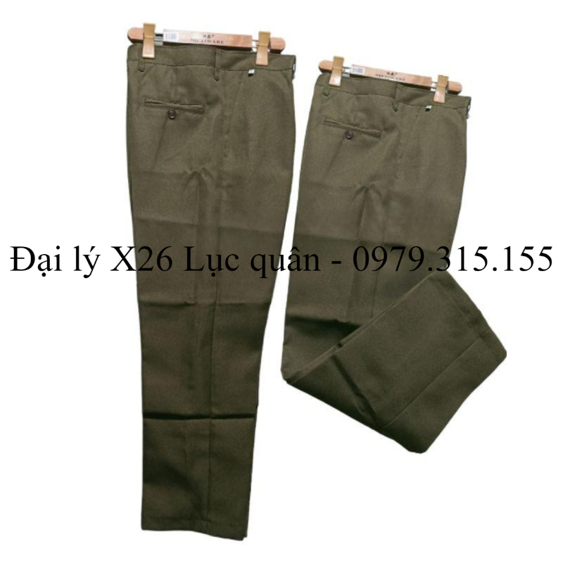 Quần dạ màu nâu cỏ úa loại đẹp Size 3-8