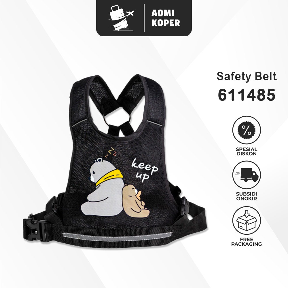 𝐀𝐎𝐌𝐈 Sabuk Boncengan Motor untuk Dua Pengendara Anti Lepas untuk keamanan 611485 Harga 49,500 rupiah*Gratis Ongkir