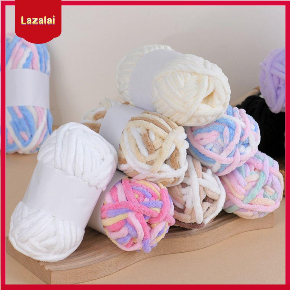 Chunky Chenille Yarn Soft Warm Thick Diy Crochet Knitting Velvet
