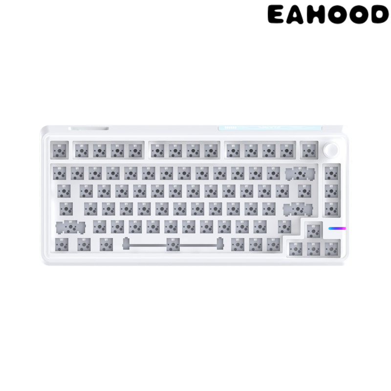 [Hot]ZUOYA LS02 Mechanical Keyboard Kit Hot-Swappable Bluetooth 2.4G Wireless RGB Backlit Gasket Str