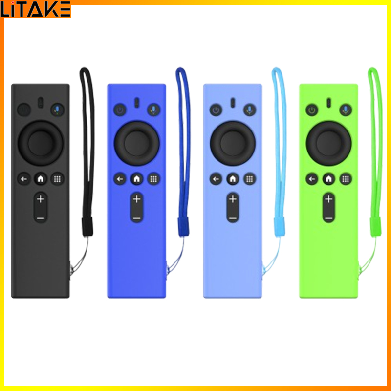 Litake Silicone Protective Cover Shockproof Travel Remote Control Protective Cover Skin All Round Protective Case Scratch Resistant Cover Compatible For Rokid Station Remote ราคา 66 บาท*ส่งฟรี