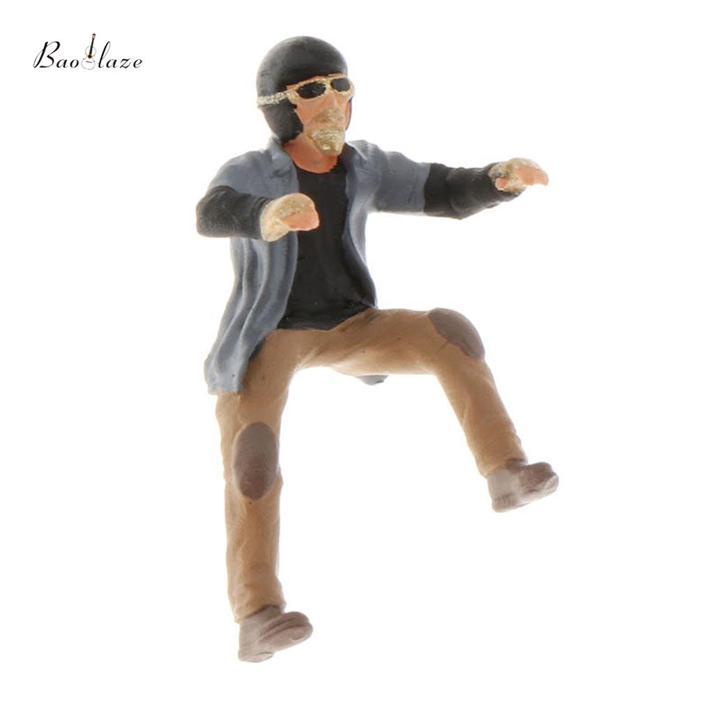 Baoblaze 1/64 Miniature Vintage Motorcycle Character Figure Doll ราคา 8,247 บาท*ส่งฟรี
