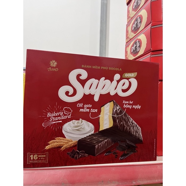 Bánh socola chocolate SAPIE hộp 250g TN