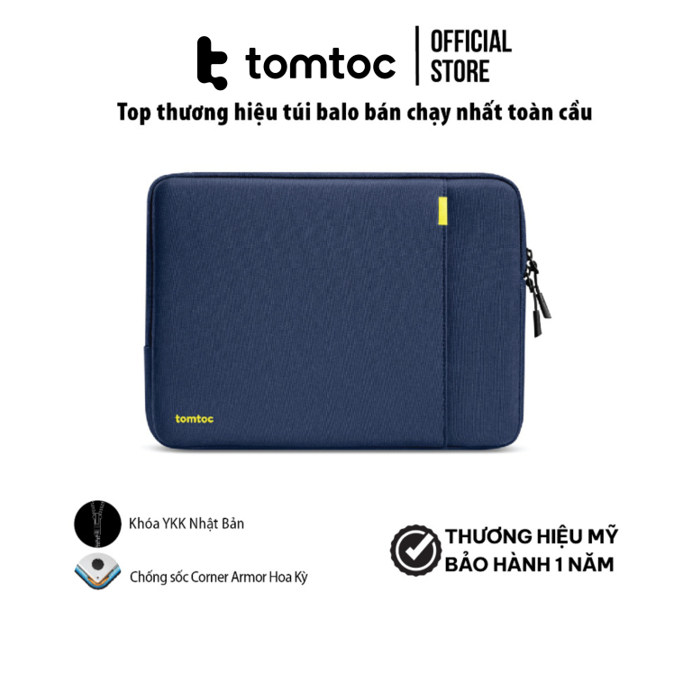 Túi chống sốc Tomtoc (USA) 360 Protective Tablet Sleeve cho iPad Pro Pro 12.9 M2/M1 – A13B3