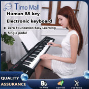"88-Key Digital Piano with Stand - Beginner Keyboard"