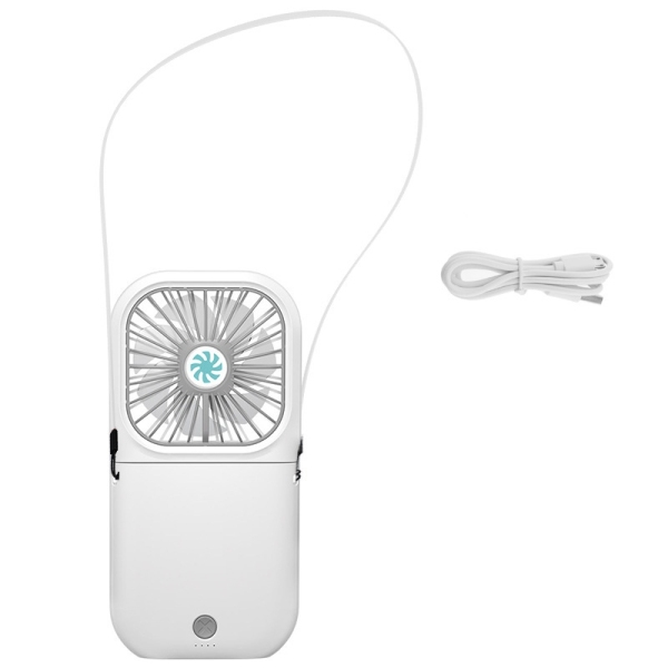 Giá bán Portable Hanging Neck Fan USB Rechargeable Mini Folding Fan Outdoor Handheld Air Conditioner Travel Cooler