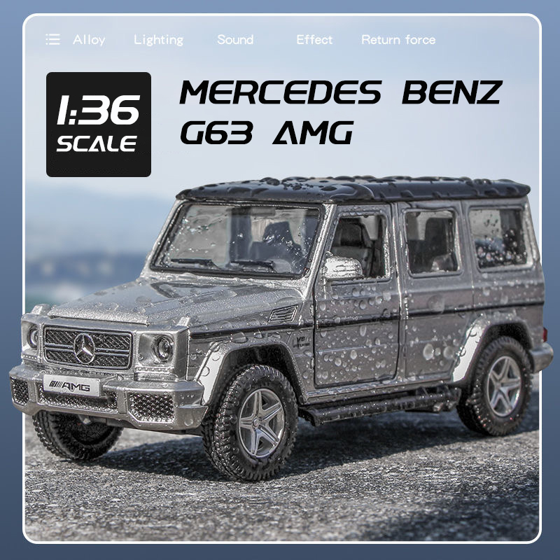 Xe Ô Tô Đúc Mercedes Benz G63 1 24 Đồ Chơi Mô Hình Hợp Kim Kẽm Xe Ô Tô Cho