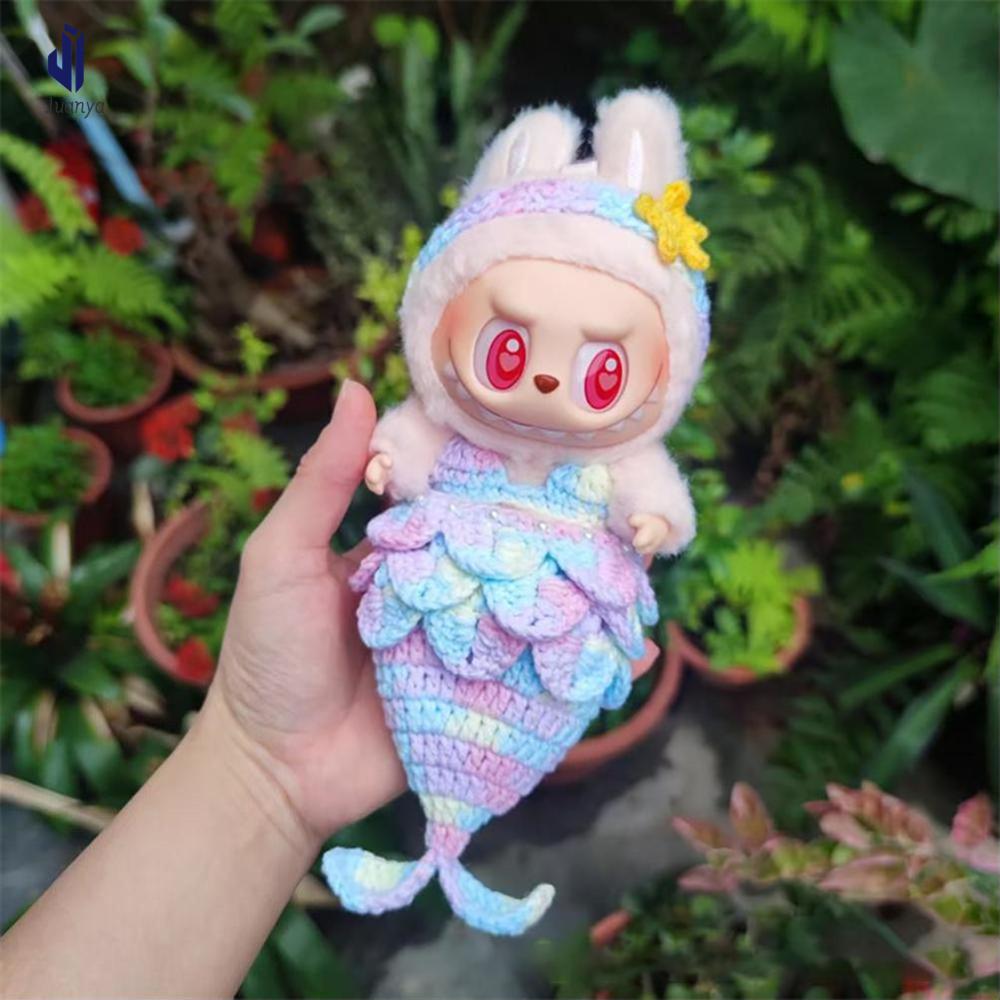 Juanya [không kèm búp bê] cho quần áo thời trang quần áo búp bê labubu 17cm đồ bơi quần Áo Nàng tiên cá màu sắc phù hợp anh đào phù hợp với búp bê phụ kiện trang trí dễ thương quần áo nhỏ