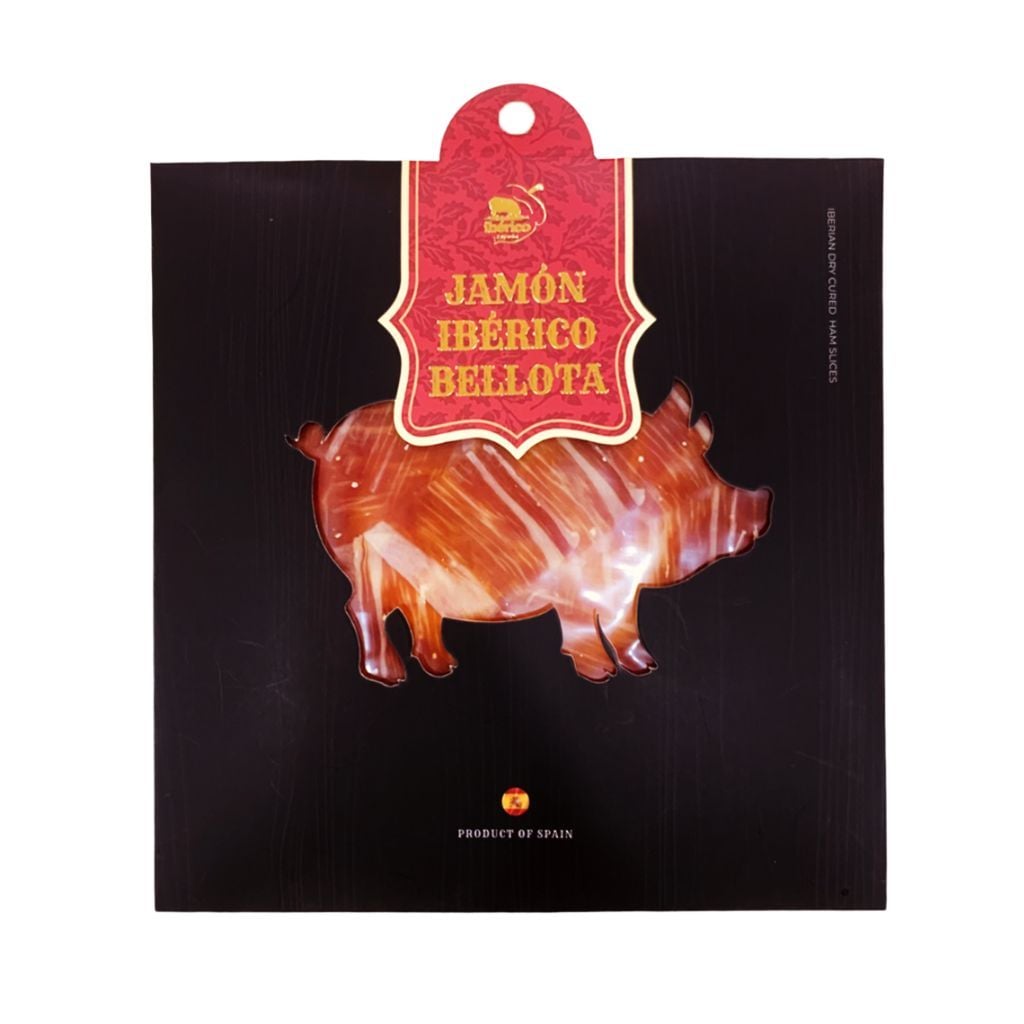 Thịt heo muối Iberico Bellota cắt lát 50g