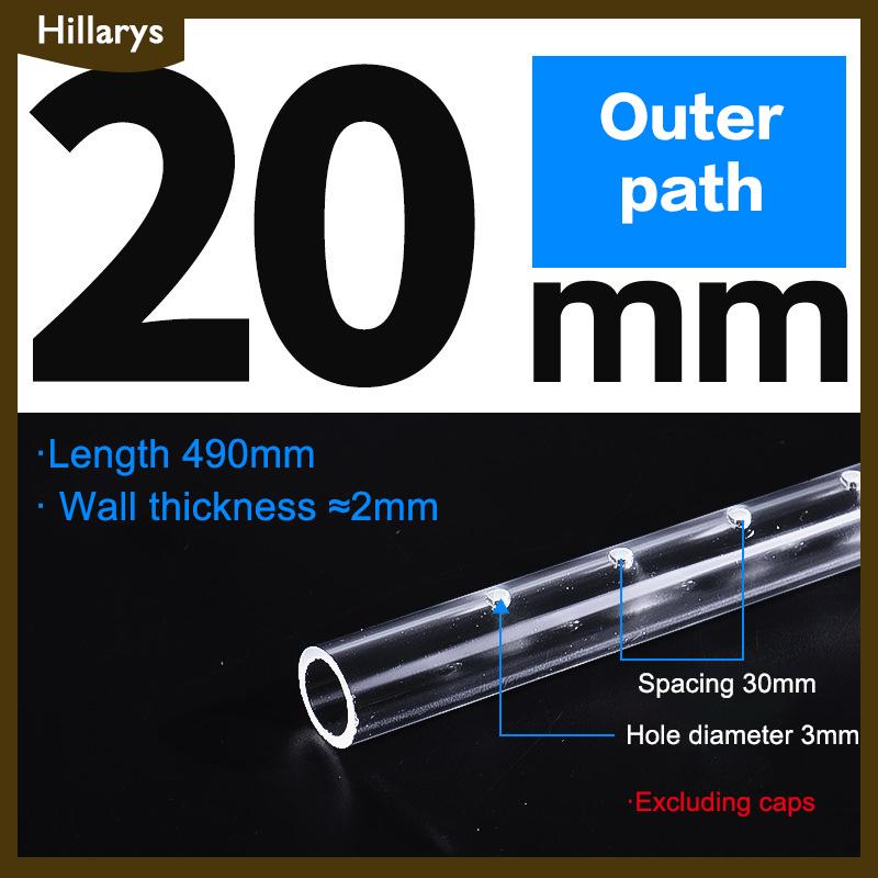 [Hillarys] Bể cá lọc mưa phun Bar dòng chảy ra ống trong suốt Acrylic mưa vòi hoa sen Outlet Ống kit bể cá Bộ lọc bên ngoài accessries - 4