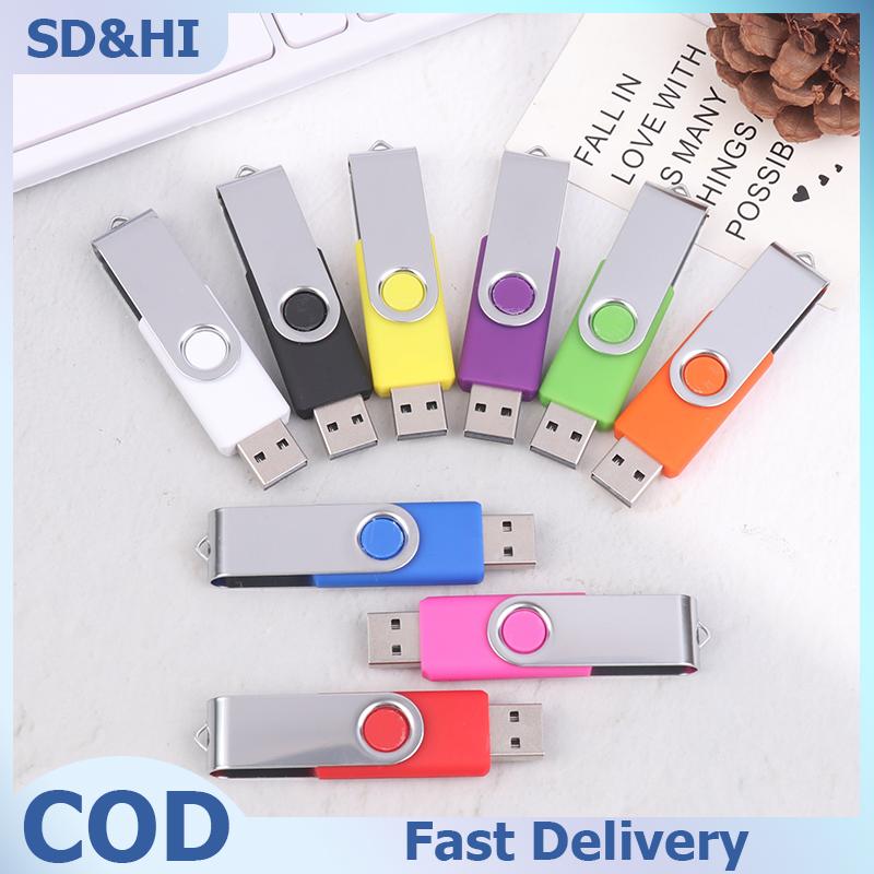 SD&HI แฟลชไดรฟ์ USB สีความจุ64เมตรไดรฟ์ปากกาหน่วยความจำเหมาะสำหรับคอมพิวเตอร์และแล็ปท็อป ราคา 46 บาท*ส่งฟรี