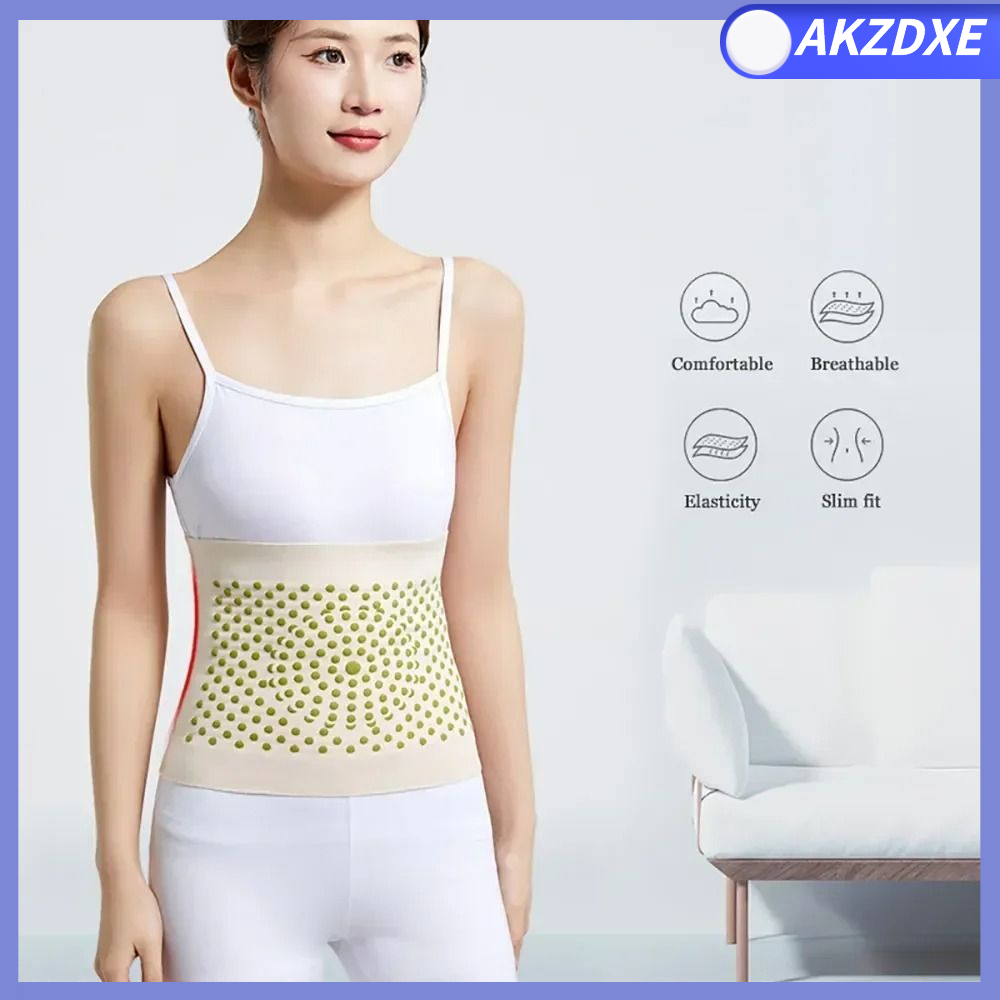 AKZDXE Liệu pháp mugwort Thắt lưng ấm Lưng dưới Độ đàn hồi cao Thắt lưng Tự sưởi ấm Thắt lưng lưng