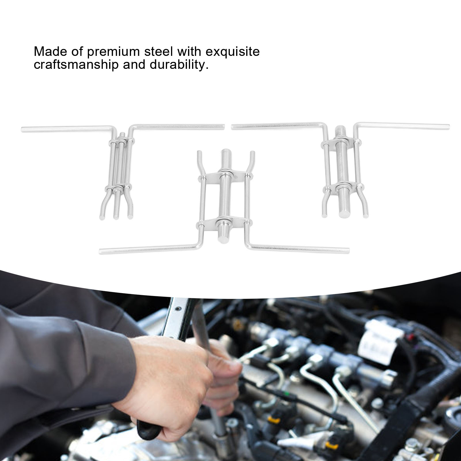 3 Công cụ đóng dấu thủy lực đa năng Xi lanh thủy lực Piston Rod Seal Công cụ lắp đặt cốc chữ U J05321