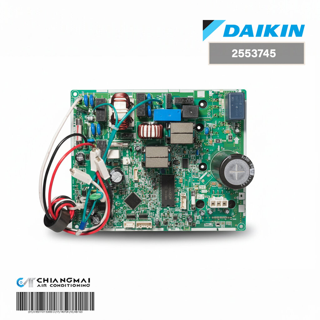 2553745 แผงวงจรแอร์ Daikin แผงบอร์ดแอร์ไดกิ้น แผงบอร์ดคอยล์ร้อน รุ่น RKQ15XV2S อะไหล่แอร์ ของแท้เบิกศูนย์ ราคา 4,250 บาท*ส่งฟรี