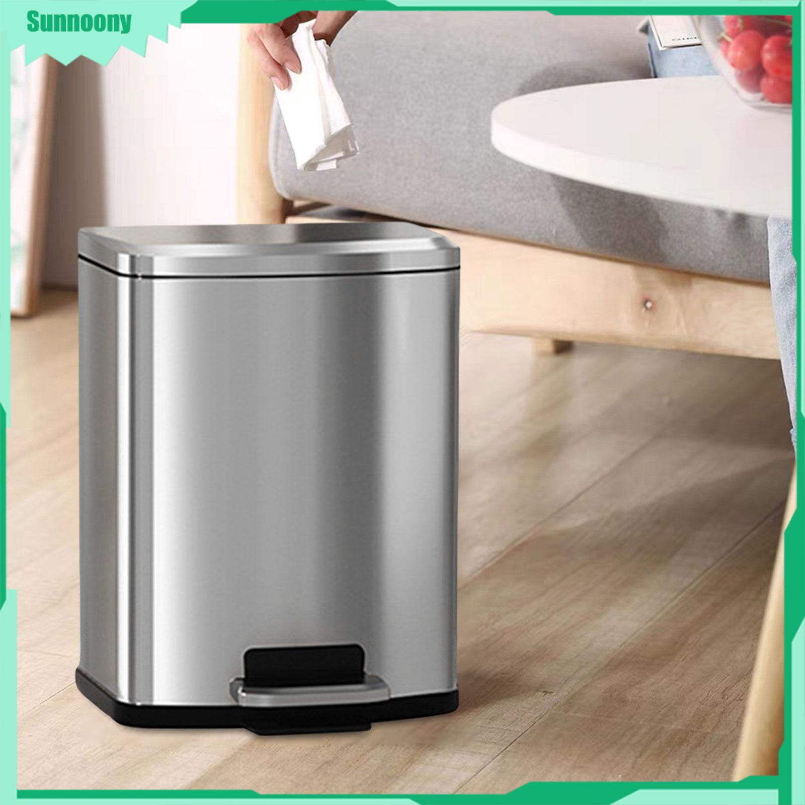 Sunnoony Step on Trash Can Foot Pedal Garbage Bin 9L Detachable Waste Basket Rubbish Can Garbage Can for Office Home Study Room Dorm ราคา  1,835 บาท*ส่งฟรี