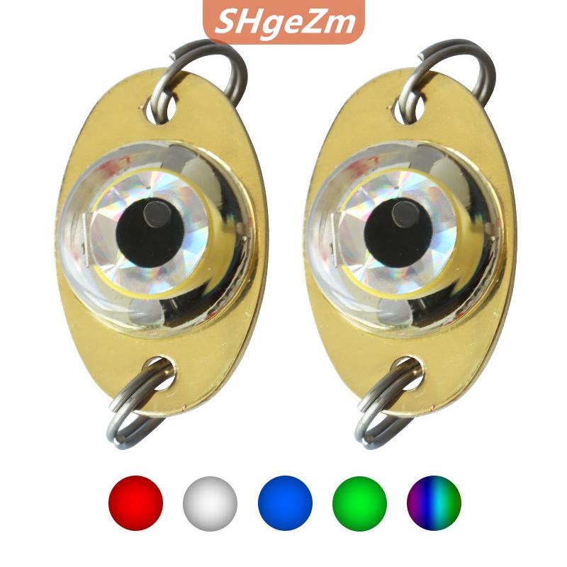 [COD] SHgeZm Sắt Mini Cá Bẫy Đèn Không Thấm Nước Cá Nhỏ Mắt Dưới Nước Cá Bẫy Đèn LED Nút Đèn Flash Đêm Câu Cá Cá Bẫy Đèn
