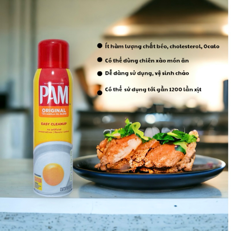 [NHẬP MỸ- hàng AIR] Dầu ăn kiêng dạng xịt 0 calories PAM Original 10 oz - Bí quyết tạo lớp trang điểm hoàn hảo - SẢN PHẨM ĐƯỢC YÊU THÍCH SĂN ĐÓN TRÊN THỊ TRƯỜNG HIỆN NAY, HÀNG DÙNG SIÊU THÍCH MỜI KHÁCH YÊU TRẢI NGHIỆM, SHOP CHỌN LỌC KĨ LƯỠNG!