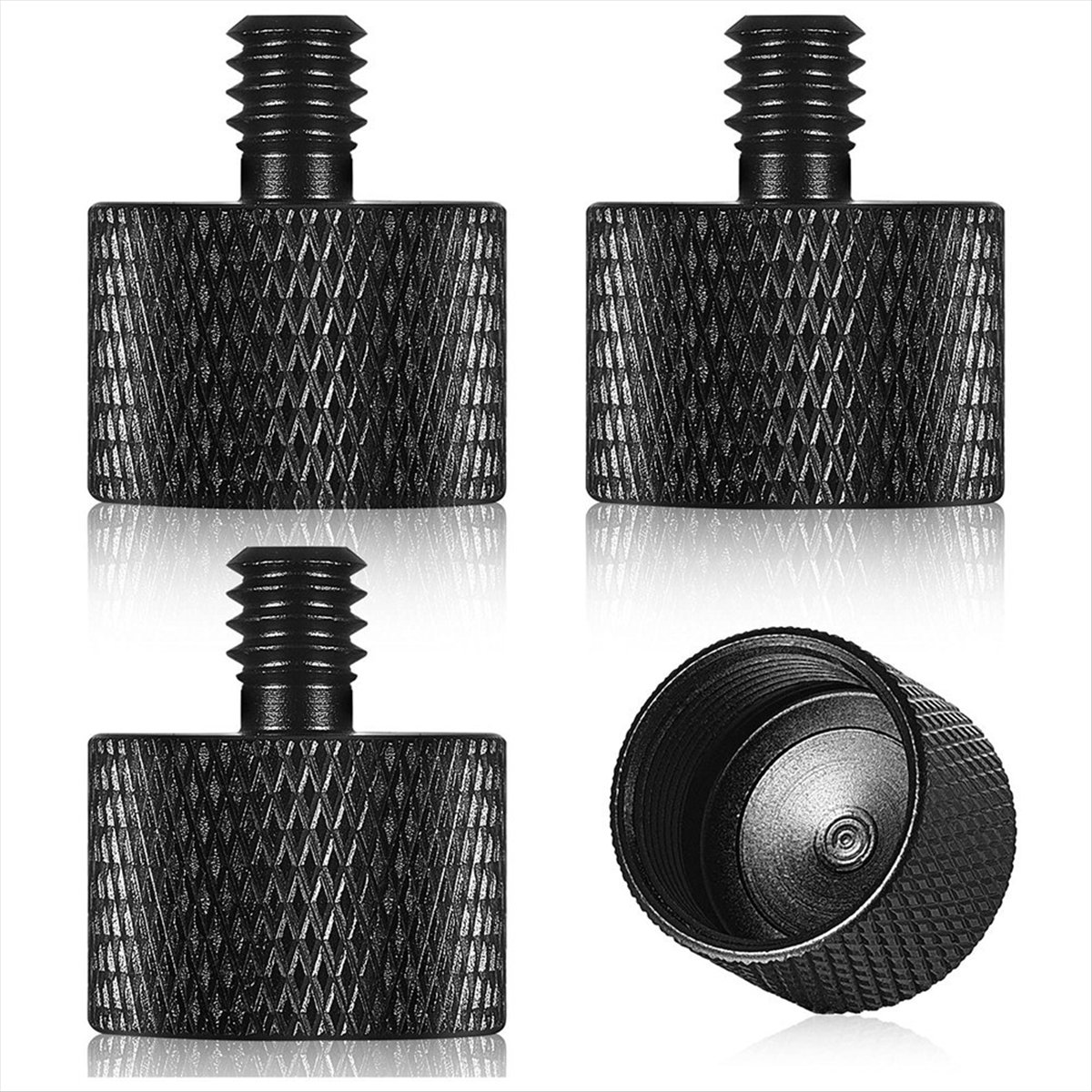 Mic Stand Adapter 5/8 Female to 1/4 Male for Camera Mount Tripod Conversion Connector Screw Adapter