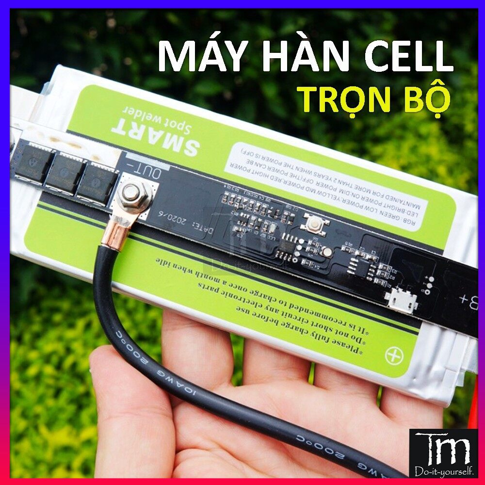 Máy Hàn Cell Pin Cầm tay Dùng Pin Lipo 100C Xả Cao