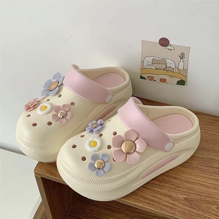 icy sport รองเท้าแตะผู้หญิง พื้นหนา กันลื่น กันน้ำ ทนต่อการสึกหรอ 4 สี