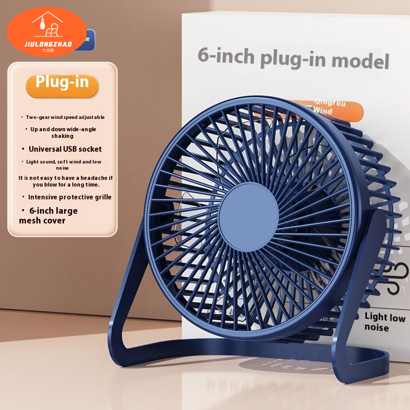 JIULONGZHAO Quạt USB để bàn di động với điều chỉnh tốc độ gió và hoạt động yên tĩnh