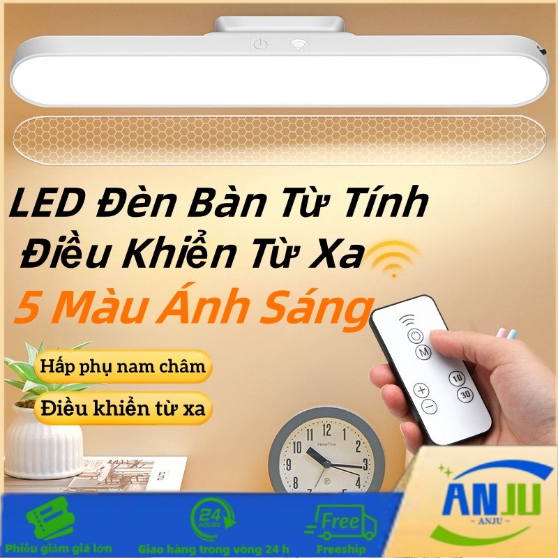 Đèn Led Gắn Bàn Học Tích Điện Đa Năng, Đèn Học Dán Tường, Có Thể Điều Chỉnh Ánh Sáng