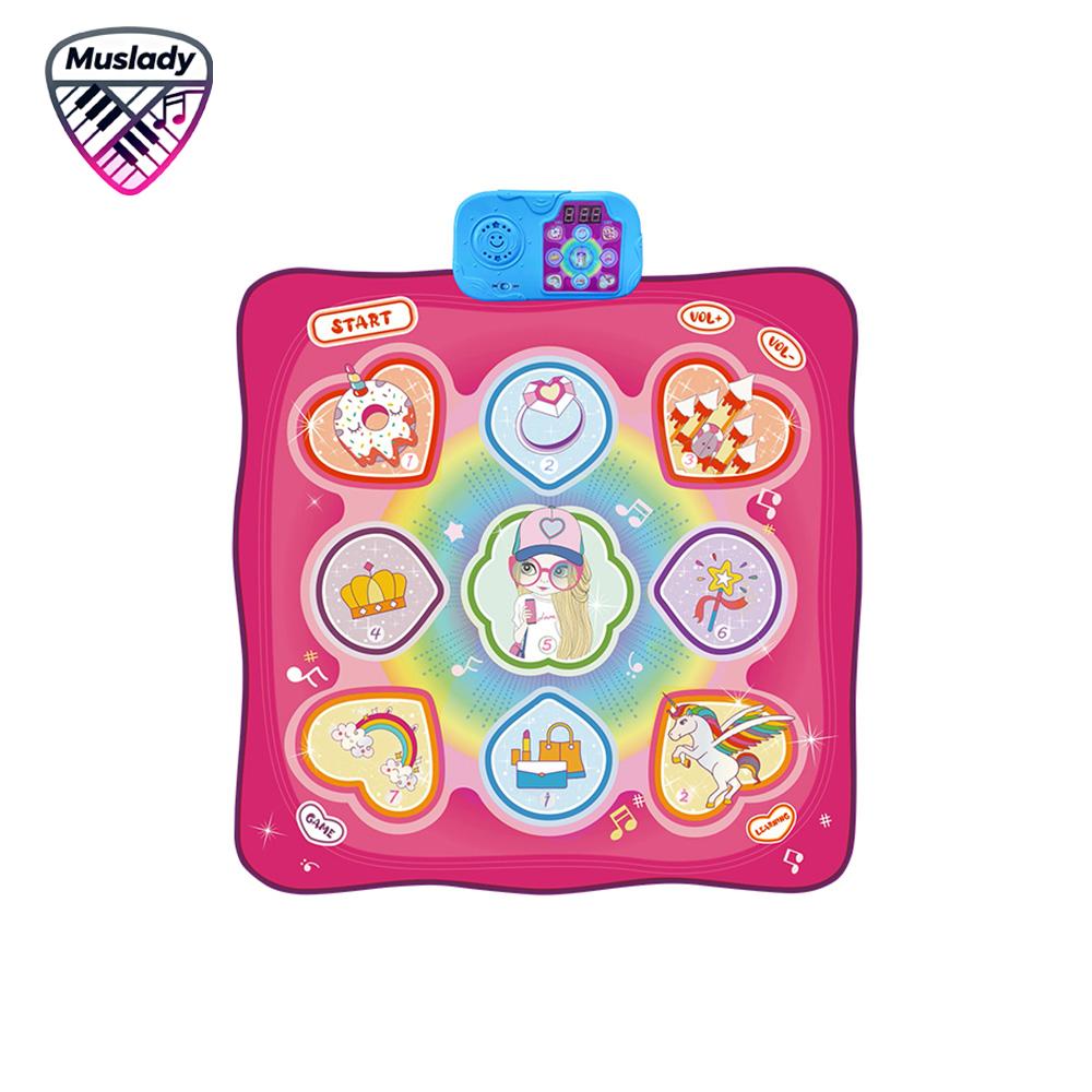 Muslady เสื่อเต้นรำอิเล็กทรอนิกส์Light-up Dance Padแผ่นเกมมัลติฟังก์ชั่นเพลงกลางแจ้งStepping Dance Matกันน้ำAnti-Slipคริสต์มาสวันเกิด 3 โหมดจอแสดงผลดิจิตอลผ้าห่มเต้นรำกลางแจ้ง ราคา 1,300 บาท*ส่งฟรี