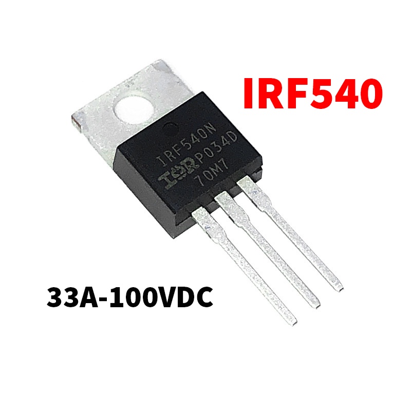 Mosfet Kênh N IRF540 IRF540N 33A/100VDC TO-220