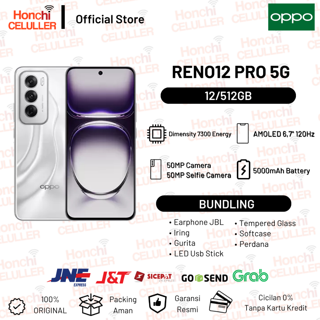 OPPO Reno12 Reno 12 Pro 5G 12/512GB Garansi Resmi Indonesia Harga  5,299,000 Ringgit*Penghantaran Percuma