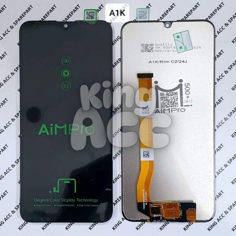 NEW AIMPRO LCD TOUCHSCREEN OPP A1K / REALME C2 BLACK Harga 95,000 rupiah*Gratis Ongkir