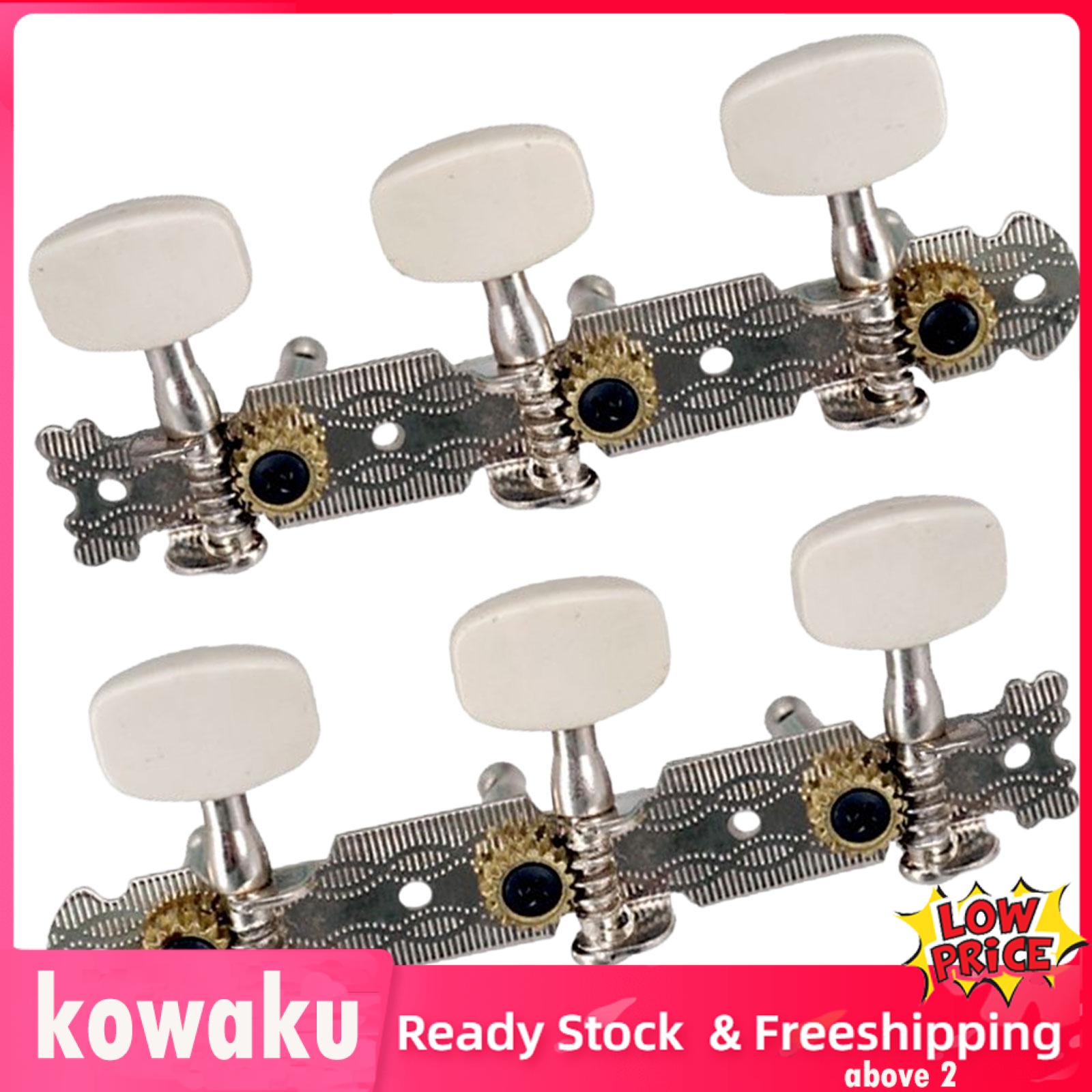 Kowaku 2 cái chốt chỉnh âm Đàn Ghi-ta repalce bộ phận cũ knobs cho Acoustic Guitar Accs